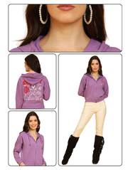 Reality Zipper Crop Hoodie – Bold Streetwear in 4 Colors