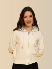 Sunset Zipper Crop Hoodie – Aesthetic Streetwear in 3 Colors