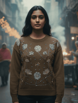 SEQUENCE FLOWER Premium Winter Sweater