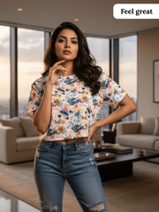 Crop Tee Limited Edition Trio | Free Size Ultra-Comfort Collection for Everyday Style - Pack of 3