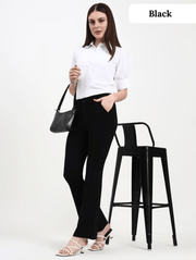 Bell Bottom Trouser Luxury Combo | Timeless Flare, Modern Comfort, Exclusive Style Upgrade- Combo of 3