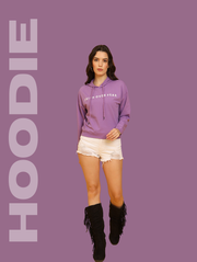 Faith of Fear Crop Hoodie – Bold Streetwear in Lavender