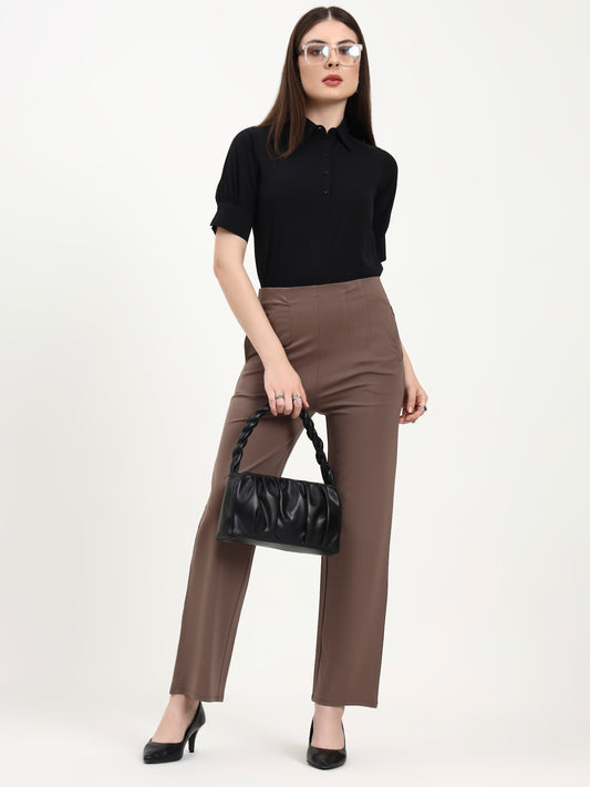 WIDE LEG JEGGING | Effortless Stretch Comfort with Chic All-Season Elegance