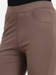 BELL BOTTOM JEGGING In Mouse | Retro Chic Comfort with Modern All-Season Stretch
