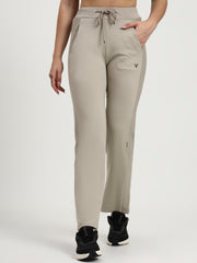 Sand Beige Cotton Looper Lowers | Contour Series – Premium Comfort Wear