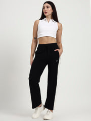 Black  Cotton Looper Lowers | Flow Series – Luxe Everyday Comfort