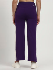 Purple Cotton Looper Lowers | Flow Series – Luxe Everyday Comfort