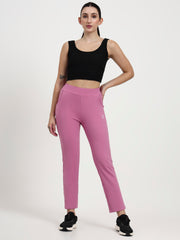 Straight Fit Activewear Lowers –   Light pink | Plus Sizes up to 4XL