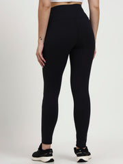 In Trend High Waist Tights – Premium Activewear in Black  | Plus Sizes Available