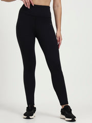 In Trend High Waist Tights – Premium Activewear in Black  | Plus Sizes Available