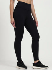 In Trend High Waist Tights – Premium Activewear in Black  | Plus Sizes Available