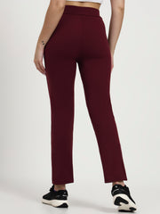 Straight Fit Activewear Lowers –   Mehroon | Plus Sizes up to 4XL