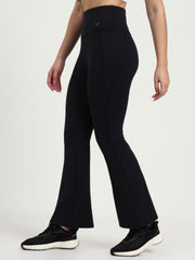 DRY FIT BELL BOTTOM LOWER Black | Active Stretch Comfort with Sleek Athleisure Design