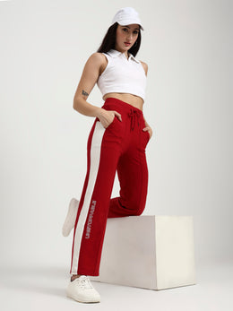 Mehroon Cotton Looper Lowers | Flow Series – Luxe Everyday Comfort