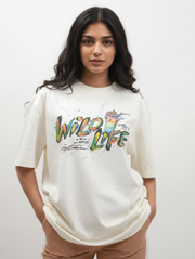 WILD LIFE Oversized T-Shirt | Winter Essential