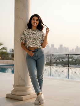 BOO GRAFFITI Crop Tee | Bold Street Art Vibe with All-Day Cozy Comfort