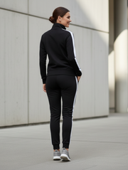 Next-Gen Active Flex Tracksuit – Monochrome Edition - Black