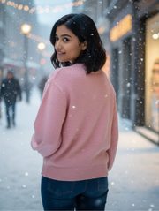 HEART Premium Winter Sweater | Soft Knit Elegance with a Touch of Romance