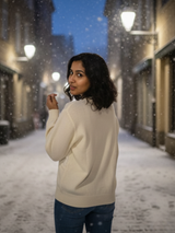 HEART Premium Winter Sweater | Soft Knit Elegance with a Touch of Romance