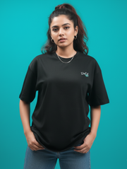 DON’T LET Oversized T-Shirt | Bold Black