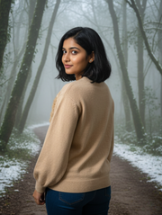 HEART Premium Winter Sweater | Soft Knit Elegance with a Touch of Romance