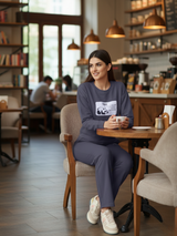 Lazy Panda Looper Coord Set – Premium Pre-Winter Cotton Co-Ord for Streetwear Comfort