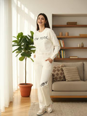 New York Looper Coord Set – Premium Cotton Co-Ord for Effortless Style