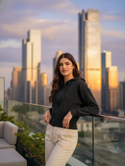 Zipper Crop Hoodie – 10 Trendy Colors Minimal Streetwear Essential