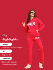 Oakland Looper Hoodie Coord Set – Premium Pre-Winter Athleisure for Effortless Style