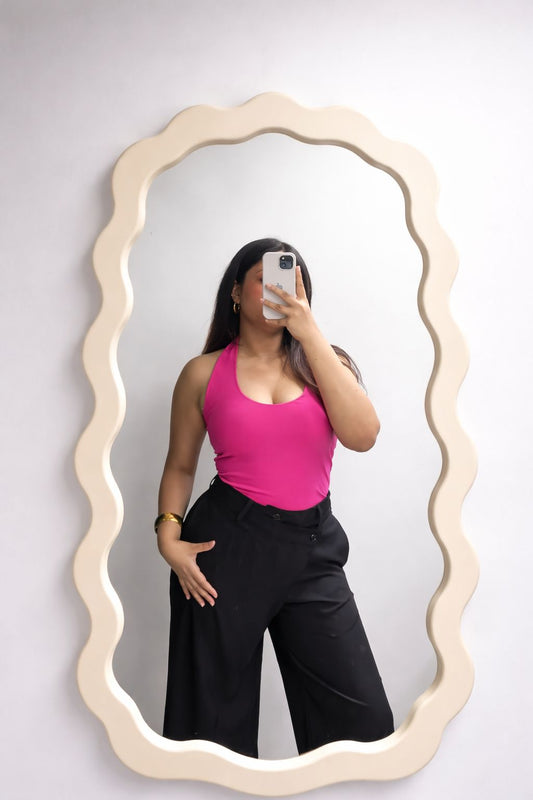 Chic Halter Top - Hot Pink